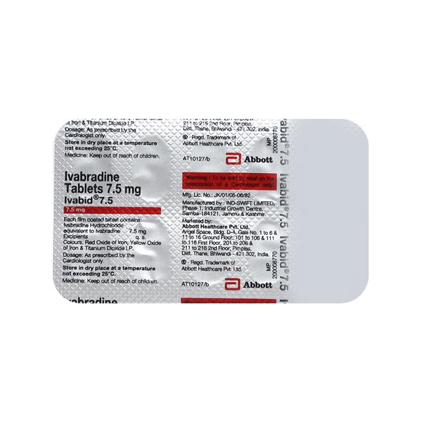 Ivabid 7.5mg Tablet 10'S - Global Surgicals