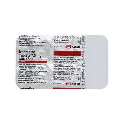 Ivabid 7.5mg Tablet 10'S - Global Surgicals