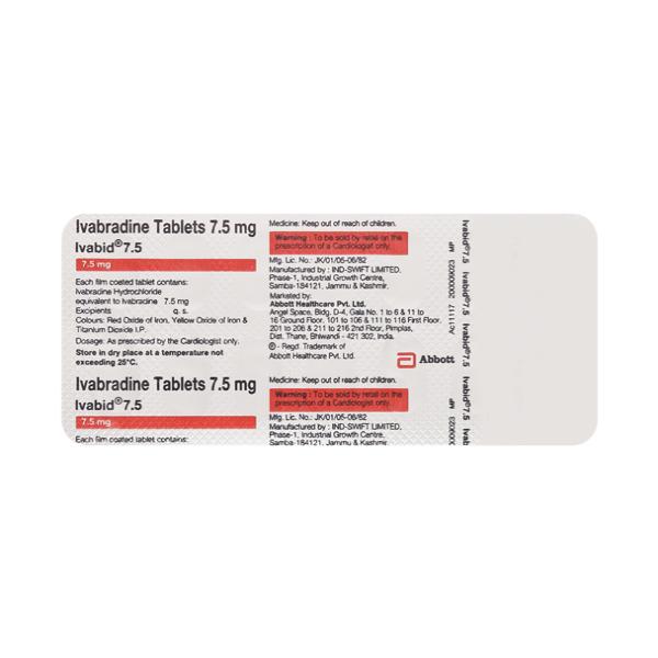 IVABID 7.5mg Tablet 14's - Global Surgicals