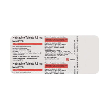 IVABID 7.5mg Tablet 14's - Global Surgicals