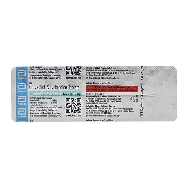IVABID CV 3.125 Tablet 14's - Global Surgicals