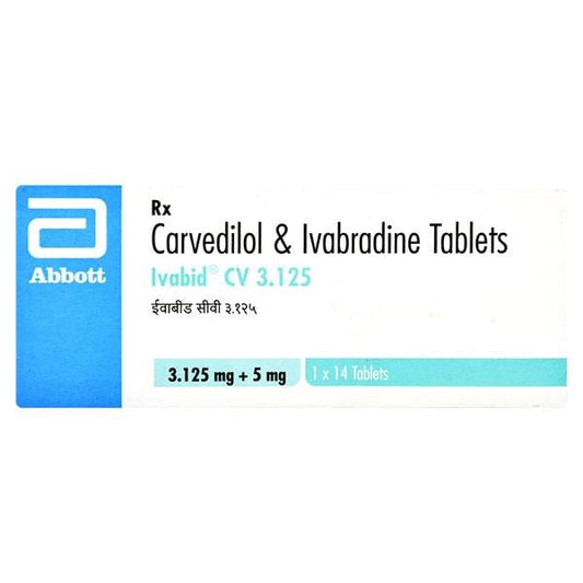 IVABID CV 3.125 Tablet 14's - Global Surgicals
