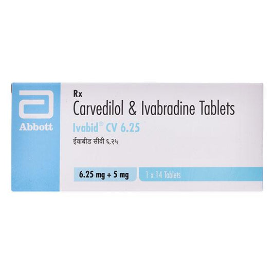 IVABID CV 6.25 Tablet 14's - Global Surgicals