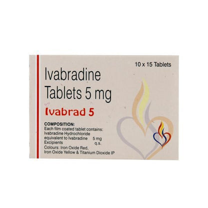 Ivabrad 5 mg Tablet 15'S - Global Surgicals