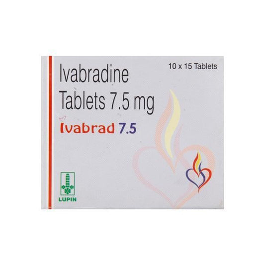 Ivabrad 7.5mg Tablet 15'S - Global Surgicals