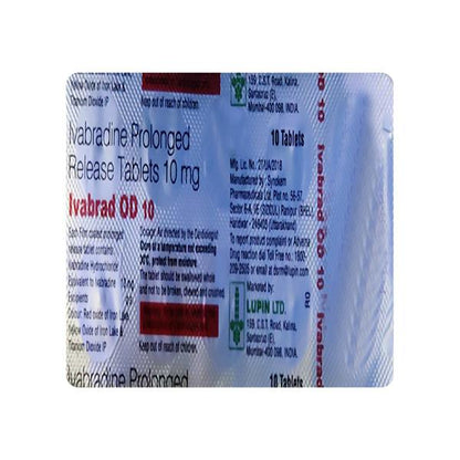 IVABRAD OD 10 Tablet 10's - Global Surgicals