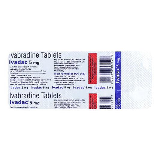 IVADAC 5mg Tablet 10's - Global Surgicals