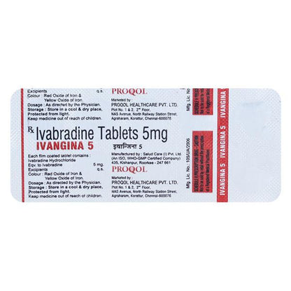 IVANGINA 5mg Tablet 10's - Global Surgicals