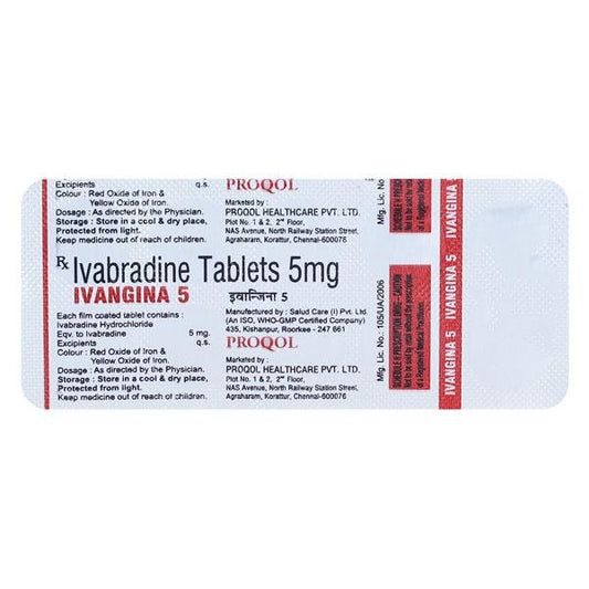 IVANGINA 5mg Tablet 10's - Global Surgicals