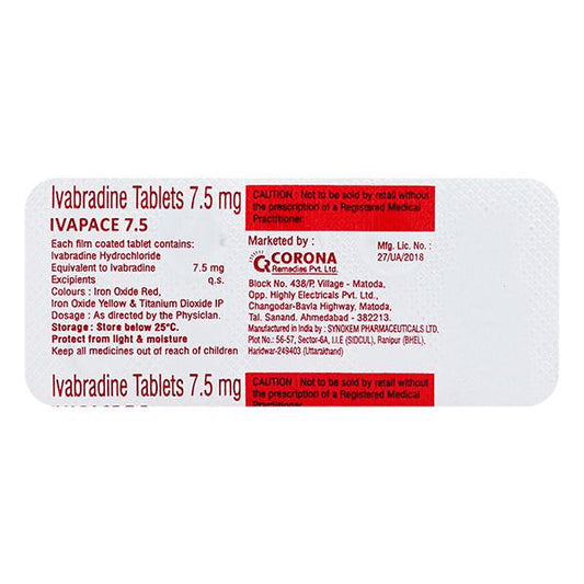 IVAPACE 7.5 Tablet 10's - Global Surgicals