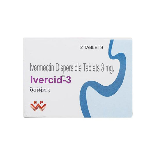 Ivercid 3mg Tablet 2'S - Global Surgicals