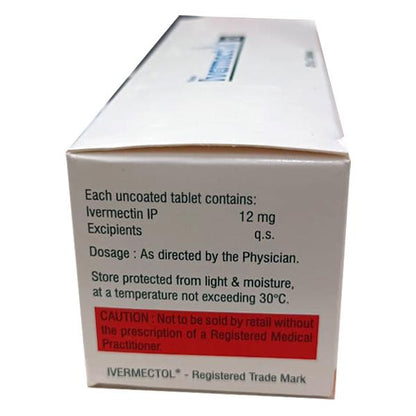 Ivermectol 12 New Tablet 2'S - Global Surgicals