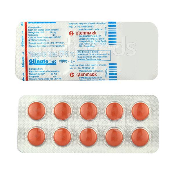 Glinate 60mg Tablet 10'S