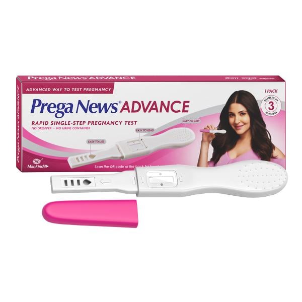 PREGA NEWS ADVANCE PREGNANCY TEST Kit 1's