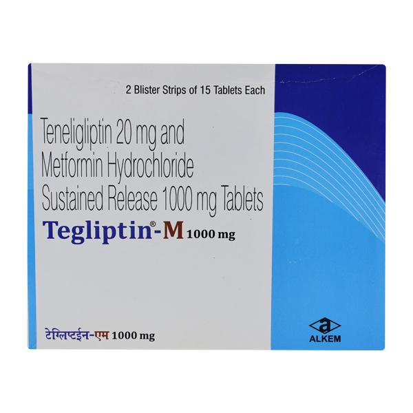 Tegliptin M 1000Mg Tablet 15's
