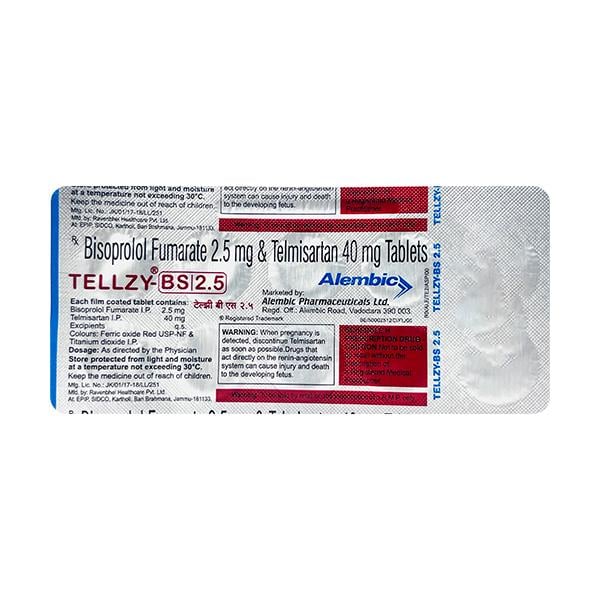 TELLZY BS 2.5 Tablet 10's