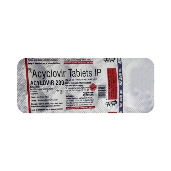 ACYLOVIR 200 Tablet 10's