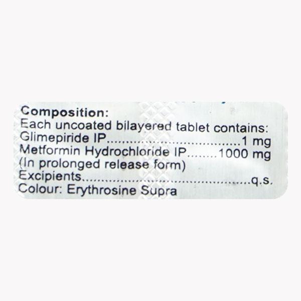 ENDOGLIM M1 500mg Tablet 10's