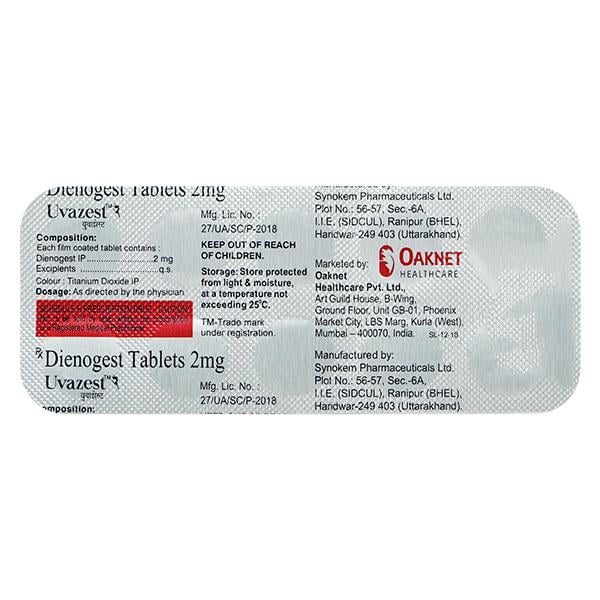 Uvazest 2mg Tablet 10'S