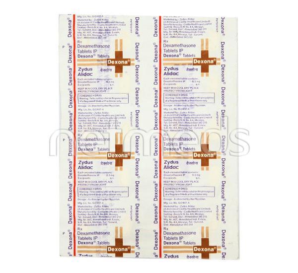 Dexona 0.5mg Tablet 20'S