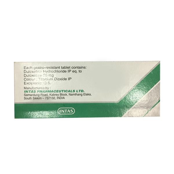 Duvanta 20mg Tablet 10'S