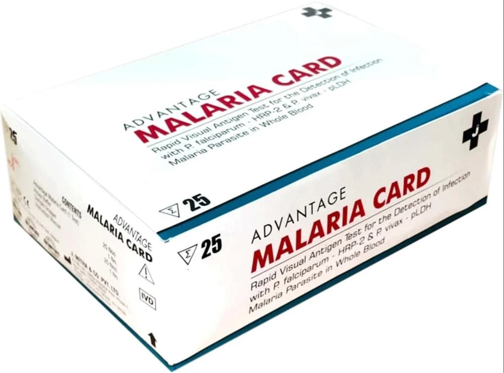 J. Mitra Advantage Malaria Rapid Card - Global Surgicals