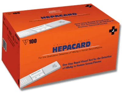 J. Mitra HBsAg Rapid Test Hepacard - Global Surgicals