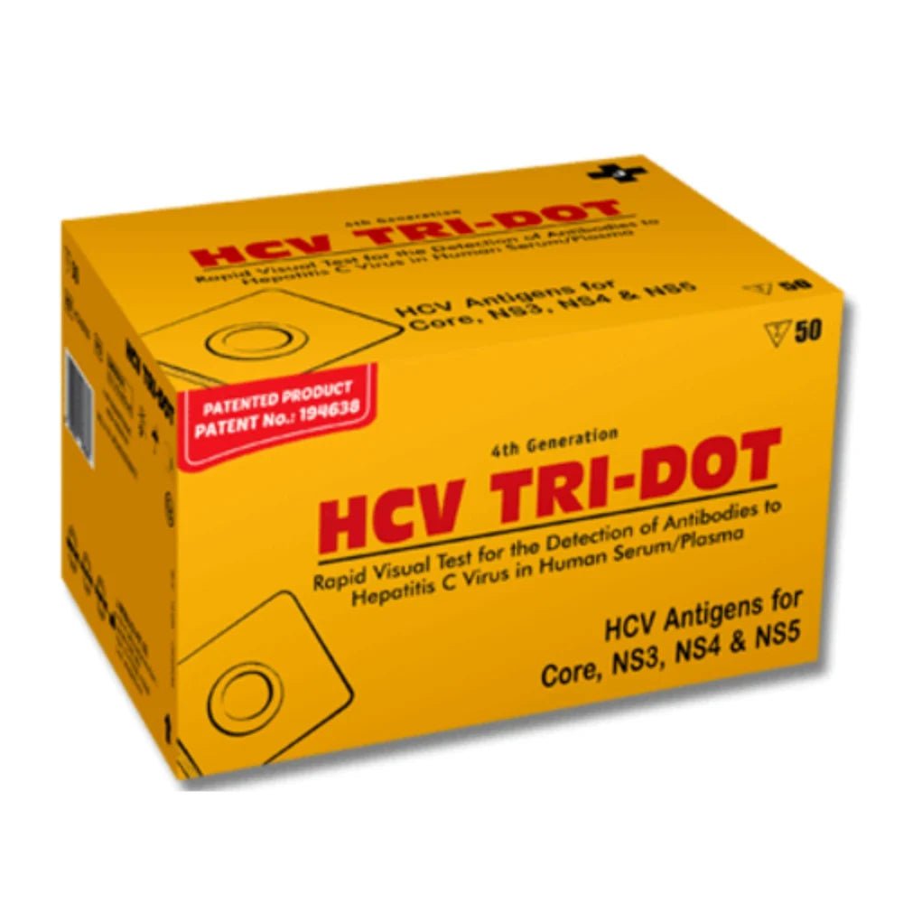 J. Mitra HCV Tri - Dot Rapid Card - Global Surgicals