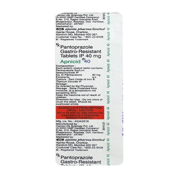 APNICID 40 Tablet 10's