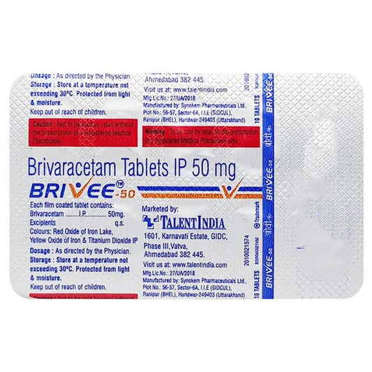 BRIVEE 50mg Tablet 10's