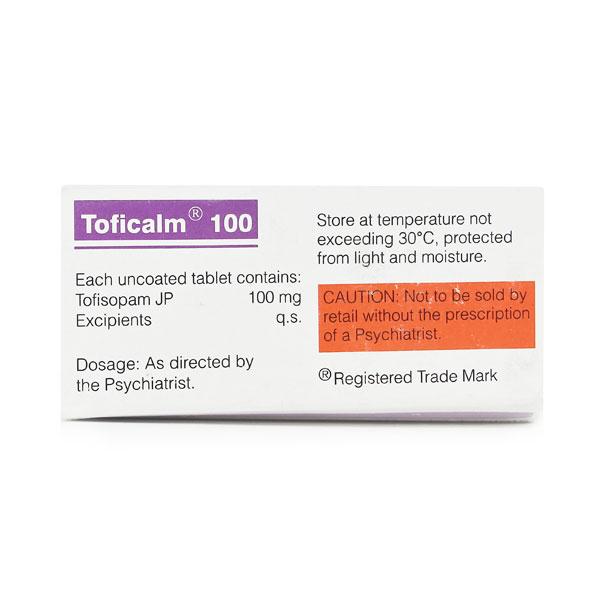 Toficalm 100mg Tablet 10'S