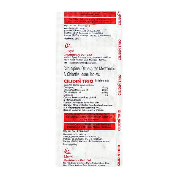 Cilidin Trio 20mg Tablet 10'S