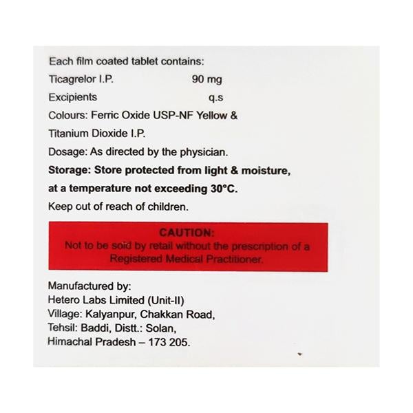 TIKACAD 90 Tablet 14's