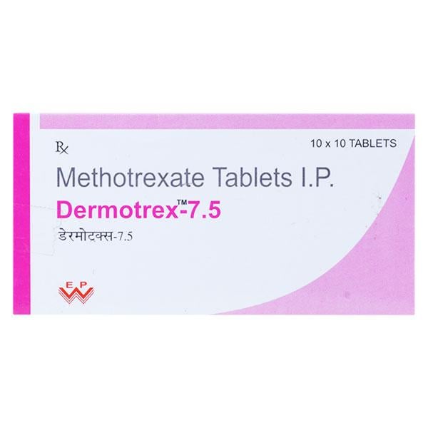Dermotrex 7.5mg Tablet 10'S