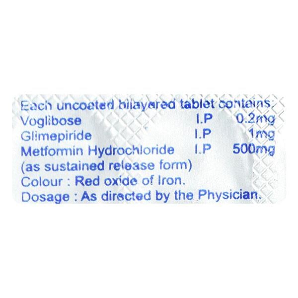 TRIGLISIM 1 Tablet 10's