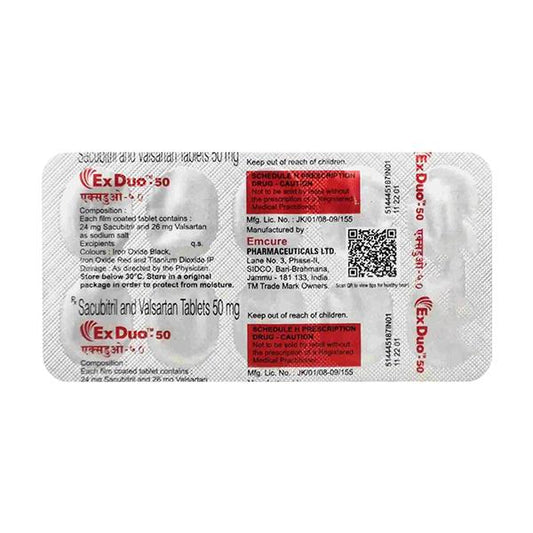 EX DUO 50 Tablet 10's