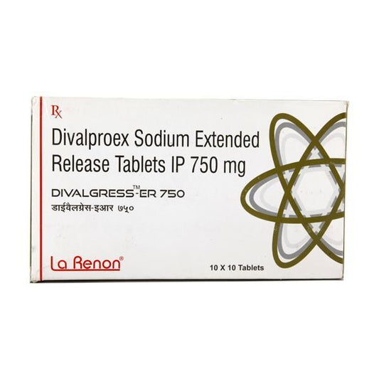Divalgress ER 750mg Tablet 10'S