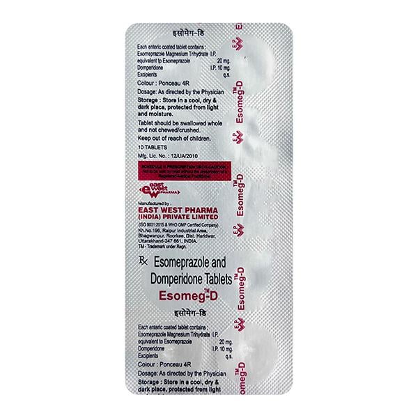 ESOMEG D Tablet 10's