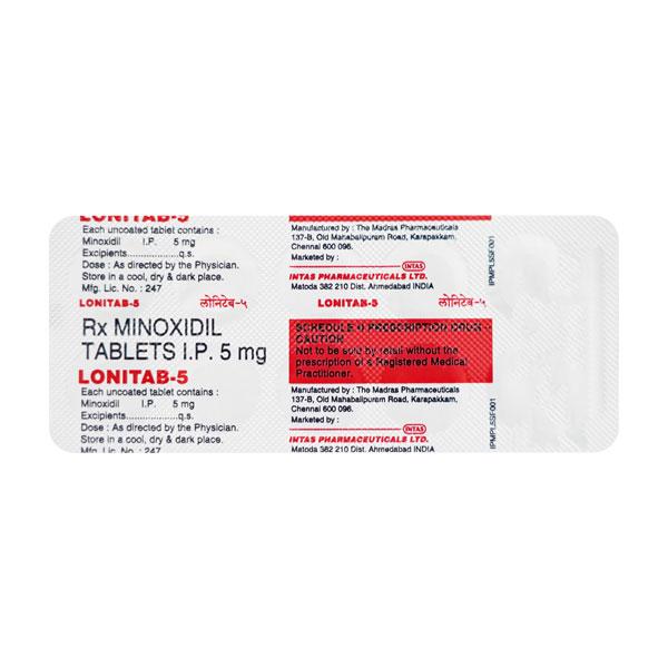Lonitab 5mg Tablet 10'S