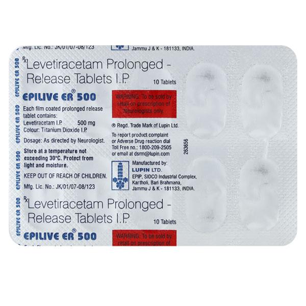 EPILIVE ER 500 Tablet 10's