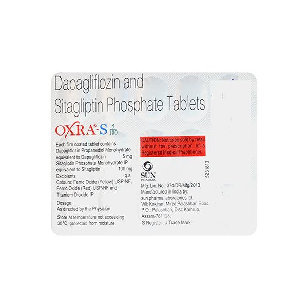 OXRA S 5/100 Tablet 15's