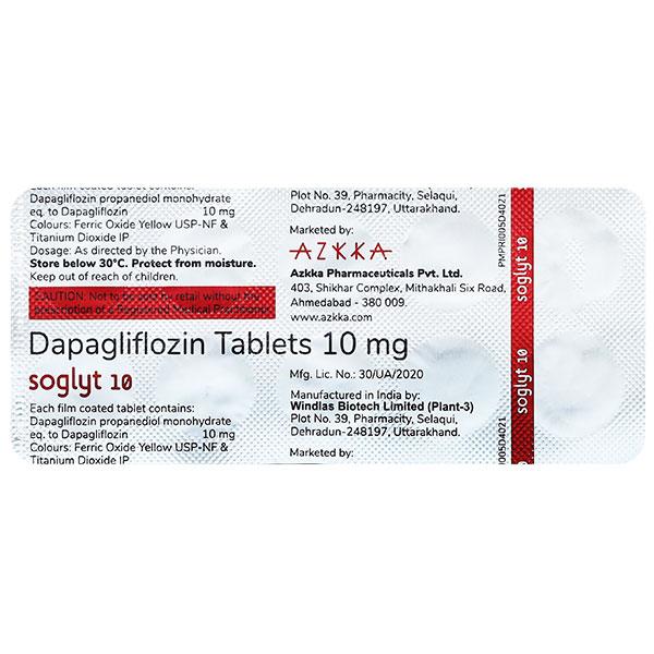 SOGLYT 10 Tablet 10's