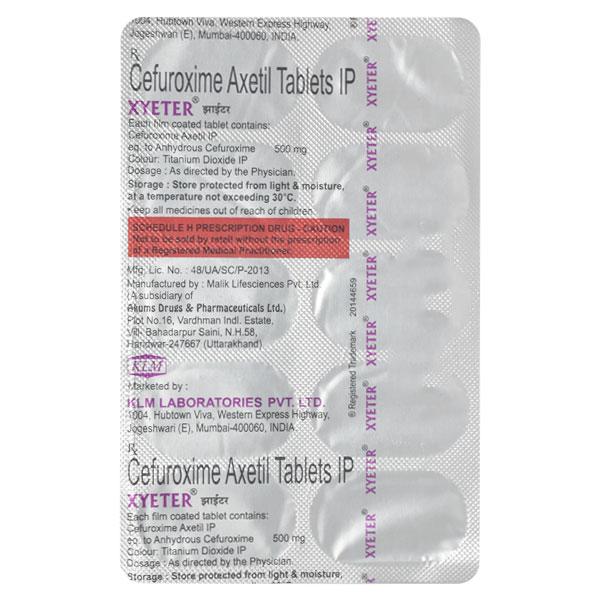XYETER 500mg Tablet 10's