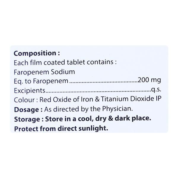 FAROZONE 200mg Tablet 6's