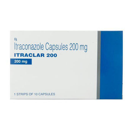 Itraclar 200mg Capsule 10'S