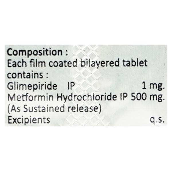 AXIGLIM M 1mg Tablet 10's