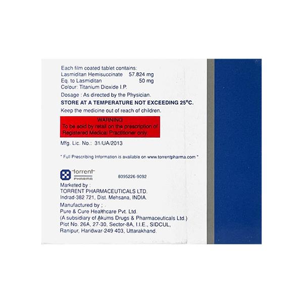 LASMIRAY 50mg Tablet 4's