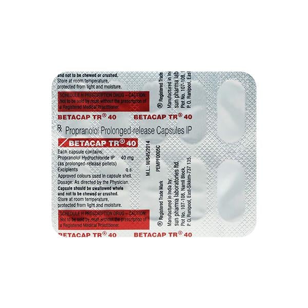 Betacap TR 40mg Capsule 10'S