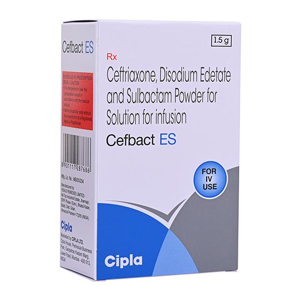CEFBACT ES 1.5g Injection 1's