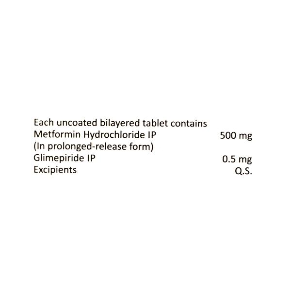Obimet GX 0.5/500mg Tablet 10'S